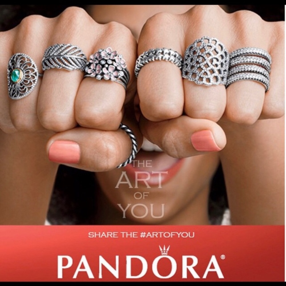 Beautiful retired Authentic Pandora ring. - Picture 2 of 4